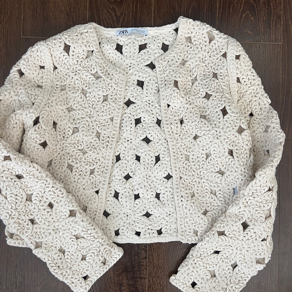 Zara Knit Cardigan Jacket Limited Edition NWT